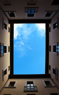 Low angle view of building against sky