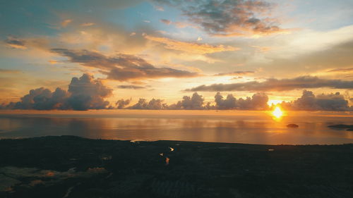 Scenic view of sunset sky