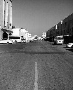 Cars in parking lot at airport