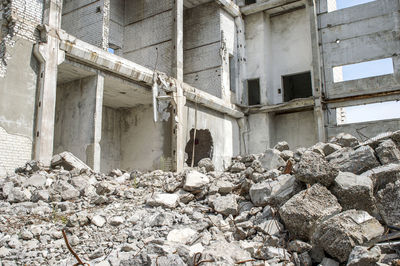 View of abandoned building