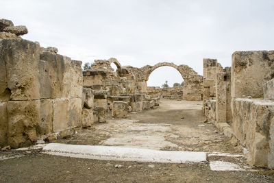 Old ruins against sky