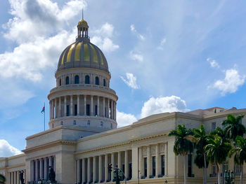 Low angle view of building against sky