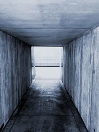 Narrow corridor of building