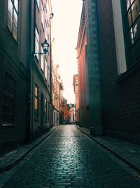 Street amidst buildings in city