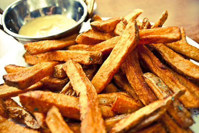 Close-up of fries