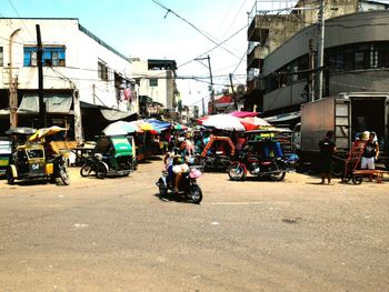 People on city street