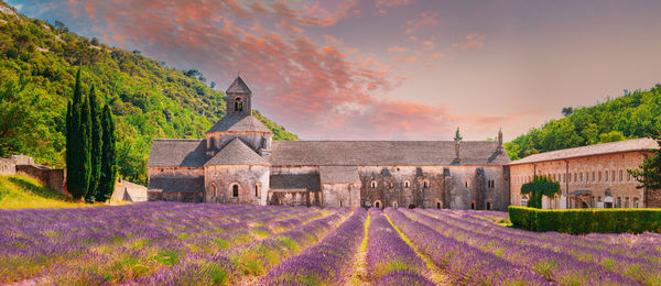 View of old building against sky