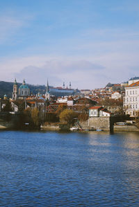 Prague old town view on mala strana, czech republic