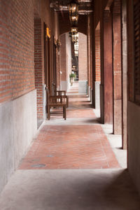 Corridor of building