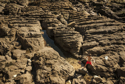 Full frame shot of rocks on rock