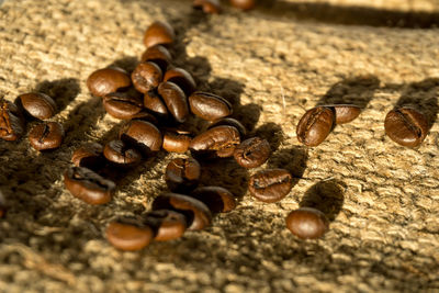 Close-up of coffee beans