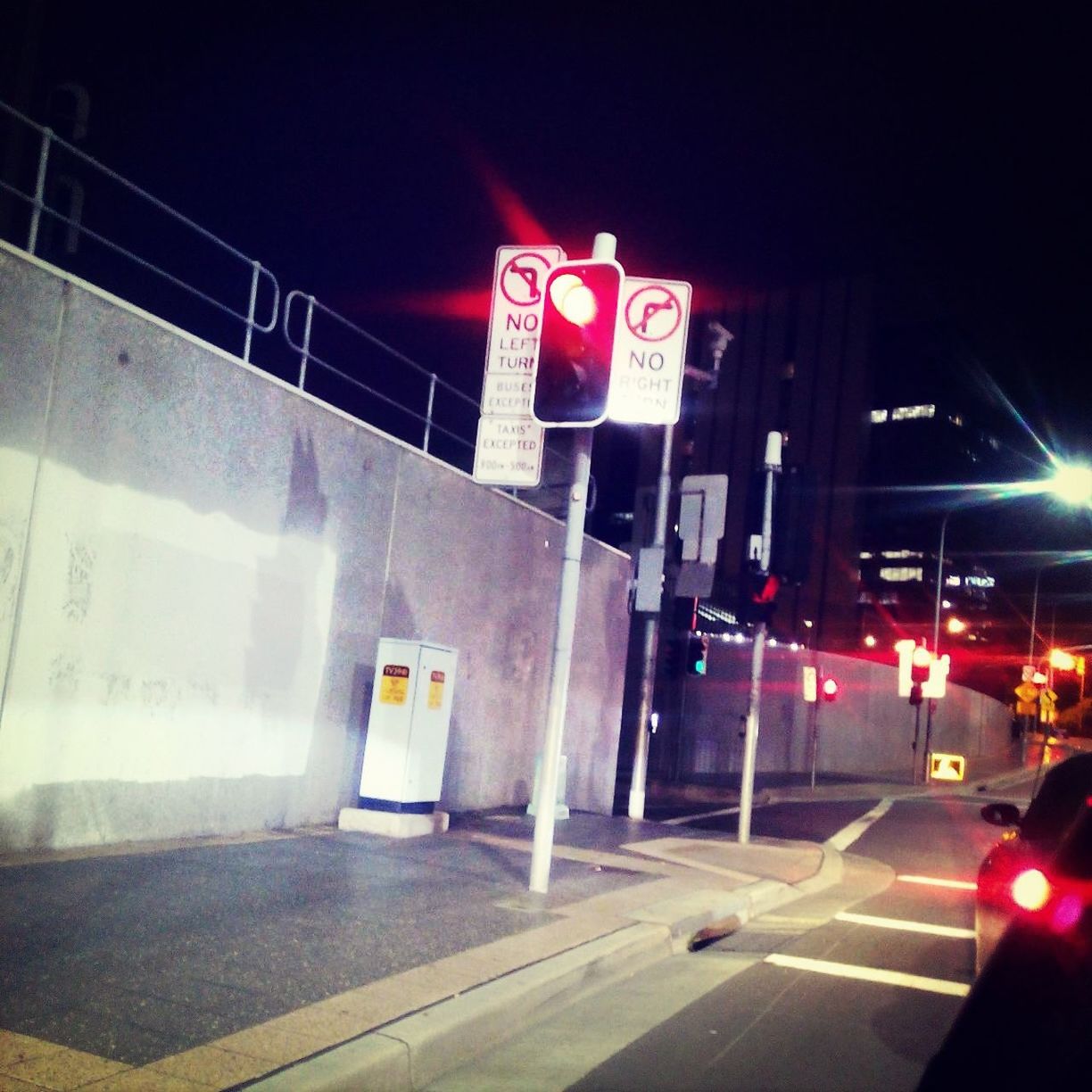 illuminated, transportation, night, guidance, text, road, street, mode of transport, communication, road marking, car, land vehicle, western script, city, information sign, road sign, built structure, sign, architecture, arrow symbol