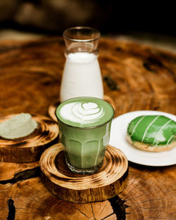 Close-up of food on table