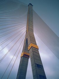 Low angle view of monument against sky
