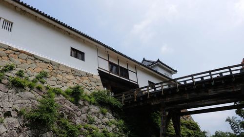 Low angle view of building against sky