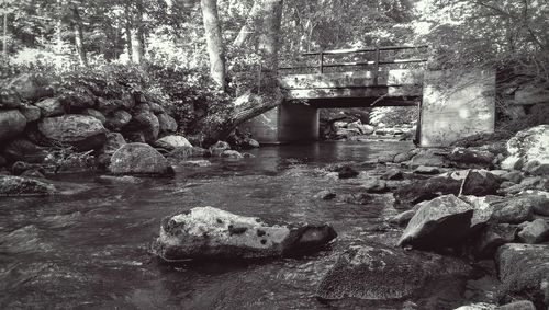 Built structure with trees in background