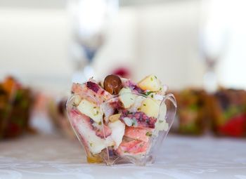 Close-up of ice cream