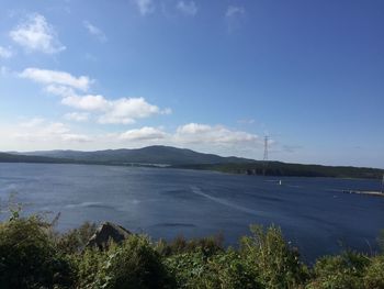 Scenic view of calm sea