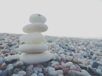 Close-up of stones on stones