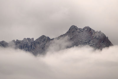 Steinernes meer, mountain landscape in bavaria, germany and austria in autumn