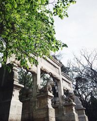 Low angle view of statue