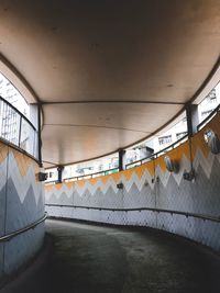 Diminishing perspective of empty corridor