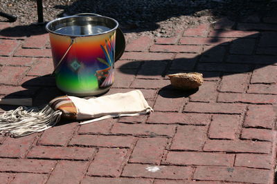 Close-up of drink on table