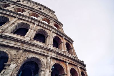 Low angle view of historical building against sky