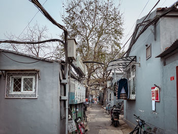 Street amidst buildings in city