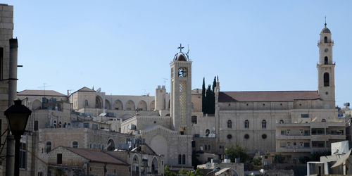 View of church against clear sky