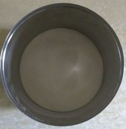 High angle view of empty bowl on table