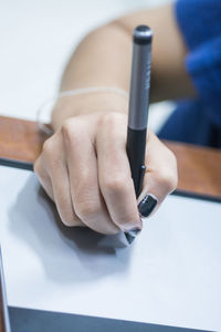 Close-up of hands