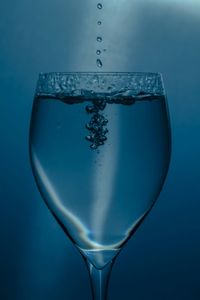 Close-up of water over black background