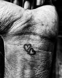 Close-up of human hand