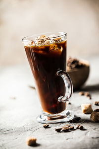 Close-up of drink on table