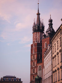 Mariacki church in cracow. one on the most famous monument. 