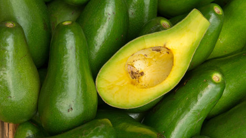 Full frame shot of avocado 