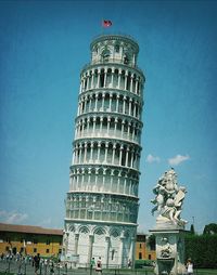 Low angle view of historical building