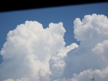 Low angle view of clouds in sky