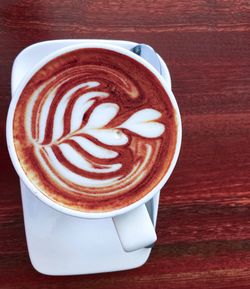 Coffee cup on table