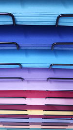 Full frame shot of multi colored pencils