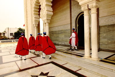 Red bell in temple