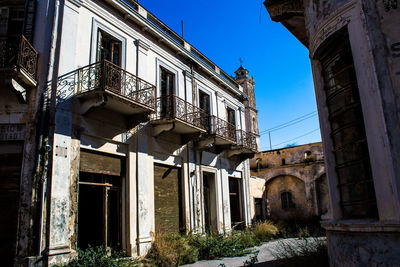 Low angle view of old building