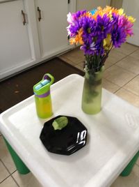 Close-up of flowers in vase