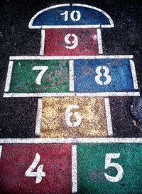 Close-up of multi colored paper