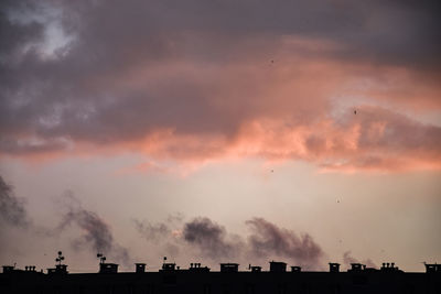 Scenic view of storm clouds in sky