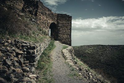 Old ruins against sky