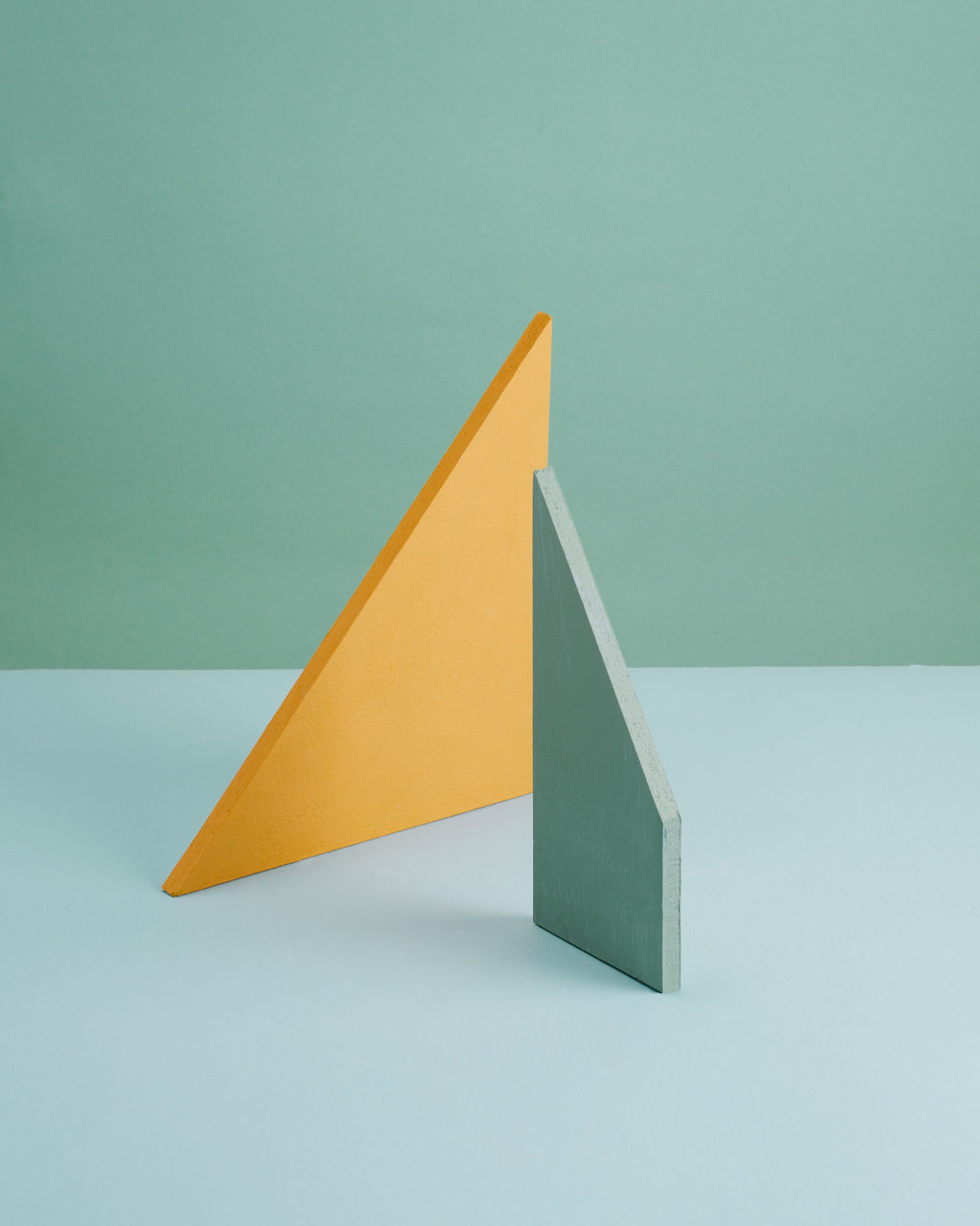 High angle view of yellow paper on table