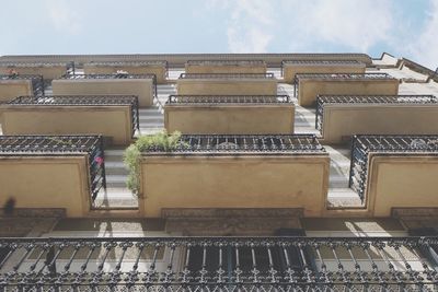 Low angle view of building against sky