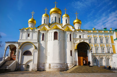 View of cathedral in city